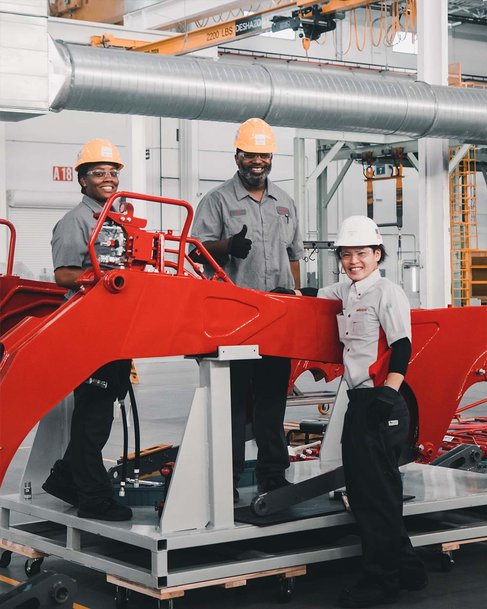 Takeuchi Celebrates Production of First Track Loaders at New South Carolina Facility